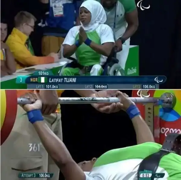 Latifat Tijani Wins Nigeria’s First Medal - Rio Paralympics
